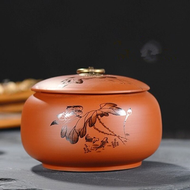 Boîte à thé scellée de | Bocaux de cuisine de grande capacité, boîtes à thé en céramique, conteneurs d'organisation de Cookie café réservoirs en porcelaine: 13x9cm color 6