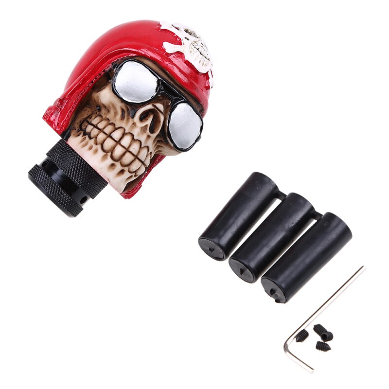 Universal Manual Gear Shift Knob Skull Pirate Pilot Series Gear Stick Shifter Replacements Car Accessories
