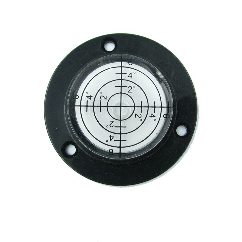 QASE 50*9mm Graduated Universal Bubble Level Crane Spirit Level Measurement Tools with Mounting Holes 3 Colors Available 1Pcs: Whiteliquid BlackS