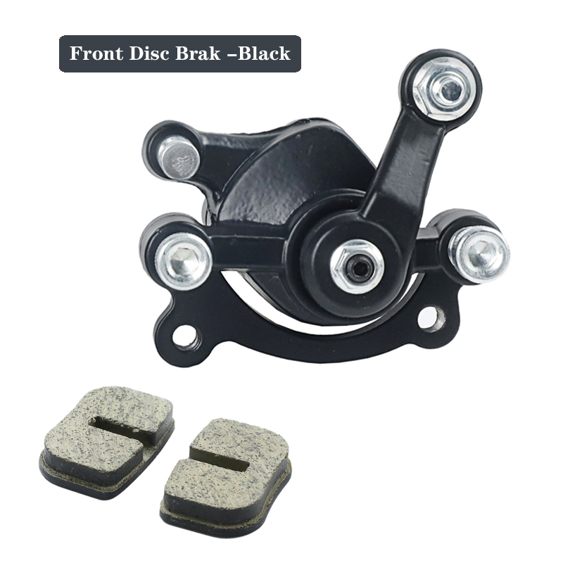 Accesorios de disco de freno para motocicleta, pinza de freno mecánica pequeña de cuatro ruedas de dos tiempos para Mini Scooter todoterreno de 49CC: Azul