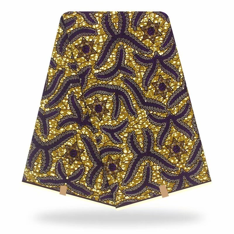 Afrikaanse Wax Stof 100% Katoen Wax Afrikaanse Echte Afrikaanse Katoen Wax Echte Afrikaanse Print Stof Voor Feestjurk