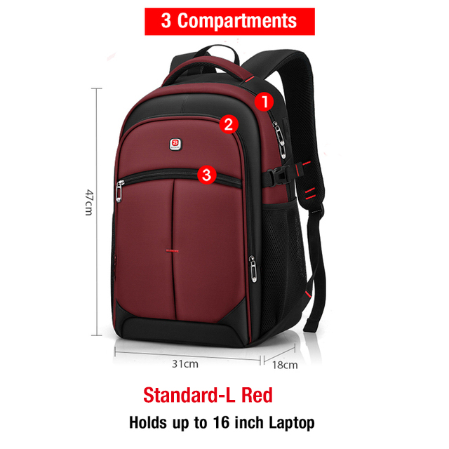 Zaino per laptop Uomo Donna Bolsa Mochila per 15.6 17 pollici Notebook Computer Zaino Borsa da scuola Zaino per adolescenti: Radura