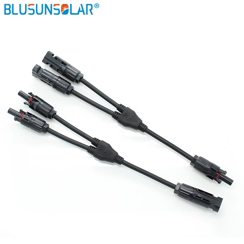 TUV Approved 2 IN1 Solar Connector PV Connector Male to Female Solar Parallel Connector DIY Solar Kits System