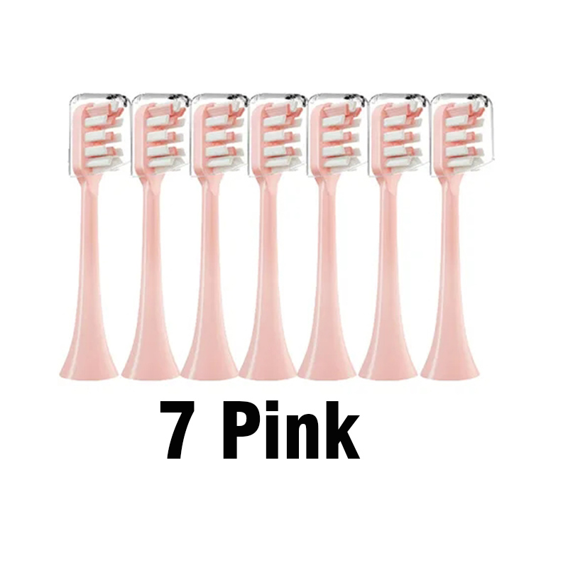 per Xiaomi SOOCAS X3 X5 X3U X1 V1 V2 SOOCARE Testa Setole Ugelli di Ricambio con Tappo anti-polvere sonoro Spazzolino Elettrico Teste: Beige