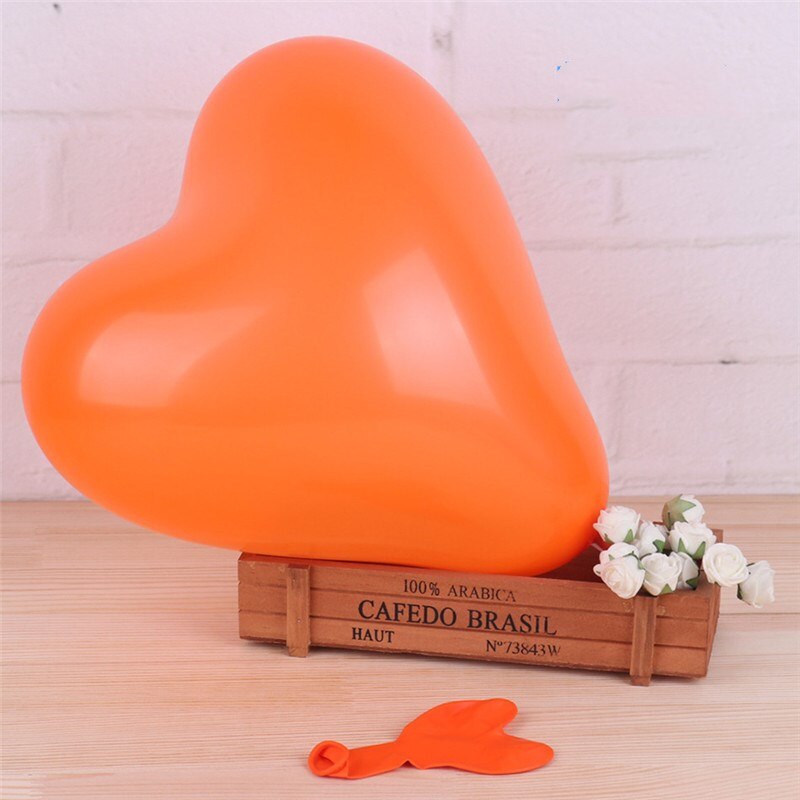 100 pcs/lot 10 pouces 2.2g Thinken Latex ballon romantique coeur forme ballons saint valentin mariage anniversaire fête décoration jouet