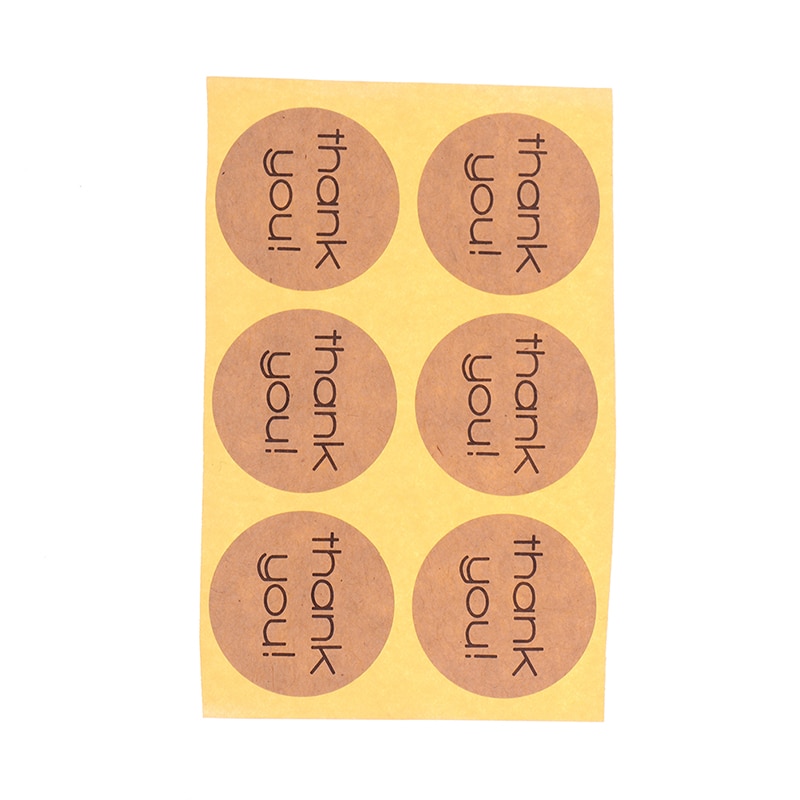 18 sztuk dziękuję kartka z życzeniami koperty z papieru pakowego naklejka uszczelniająca wesele mini brązowy papier koperta zestaw naklejek