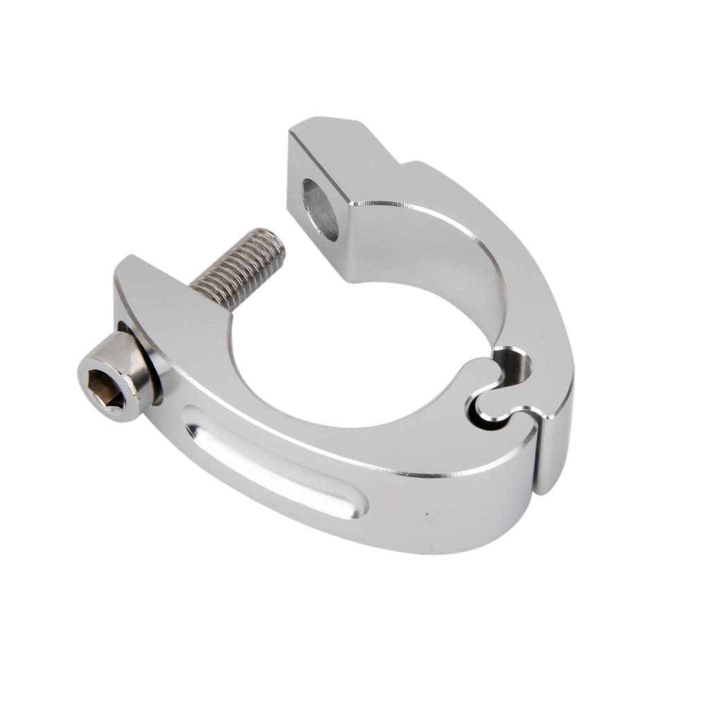 7/8 "1" Chrome Motorcycle Fietsstuur Mount Dial Klok Waterdicht Cruiser