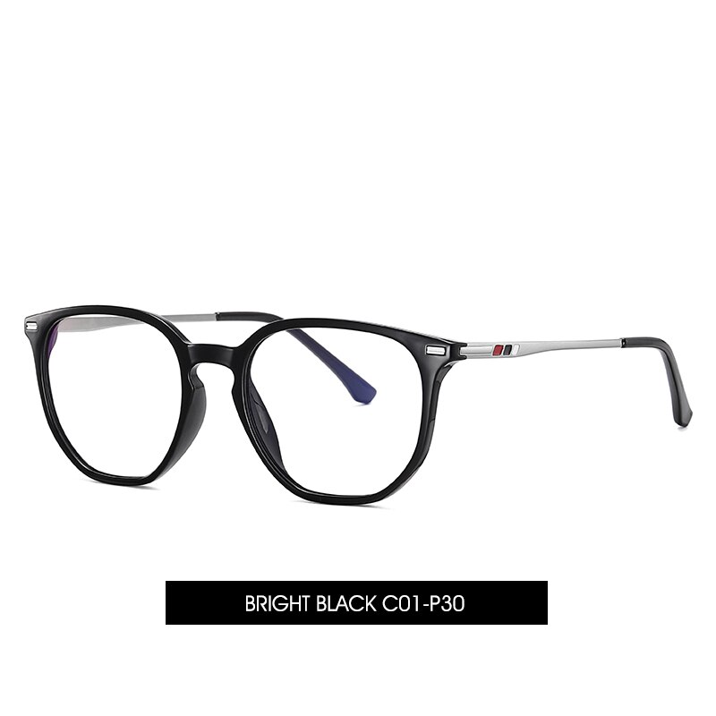 Eyeoomu retro vintage pyöreä kehys oversized anti blue light lasit klassinen iso tyyli sininen säteet unisex tietokoneen valo silmälasit: C4