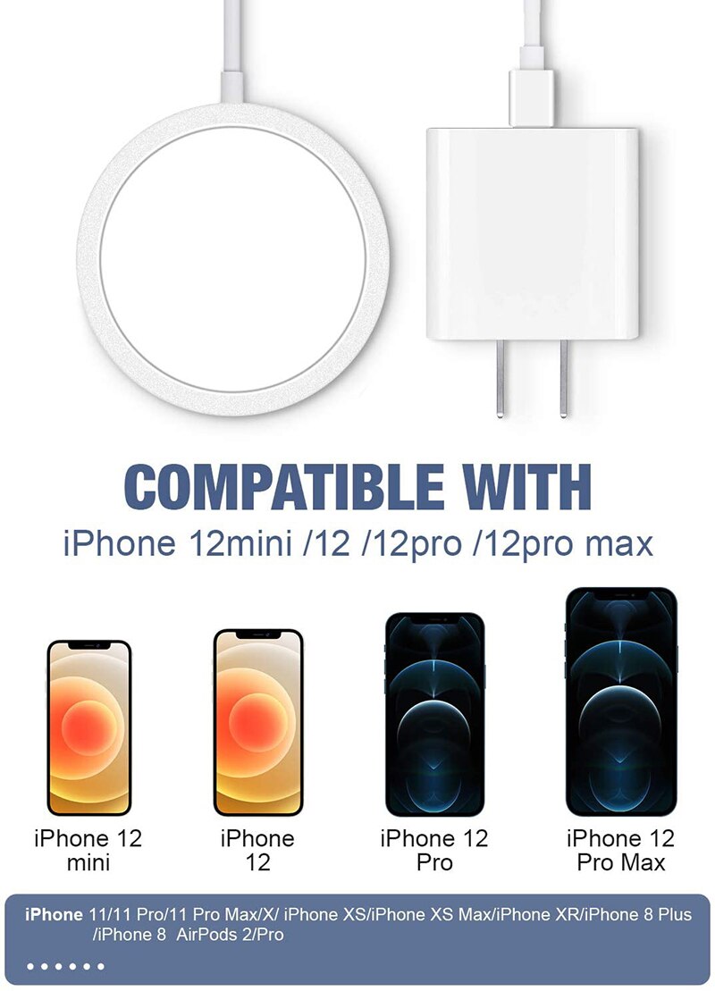 15W Wireless Power Opladen Dock Snellader Magnetische Draadloze Oplader Wireless Power Opladen Pad Voor Draadloze Lading Apparaten