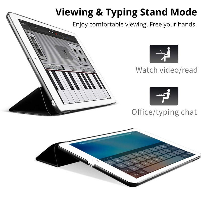 Fall für iPad Air 2 9,7 Ultra Dünne Magnetische Flip Stand PU Leder Funda für iPad 6 A1566 A1567 Smart abdeckung mit Auto Wake/Sleep-