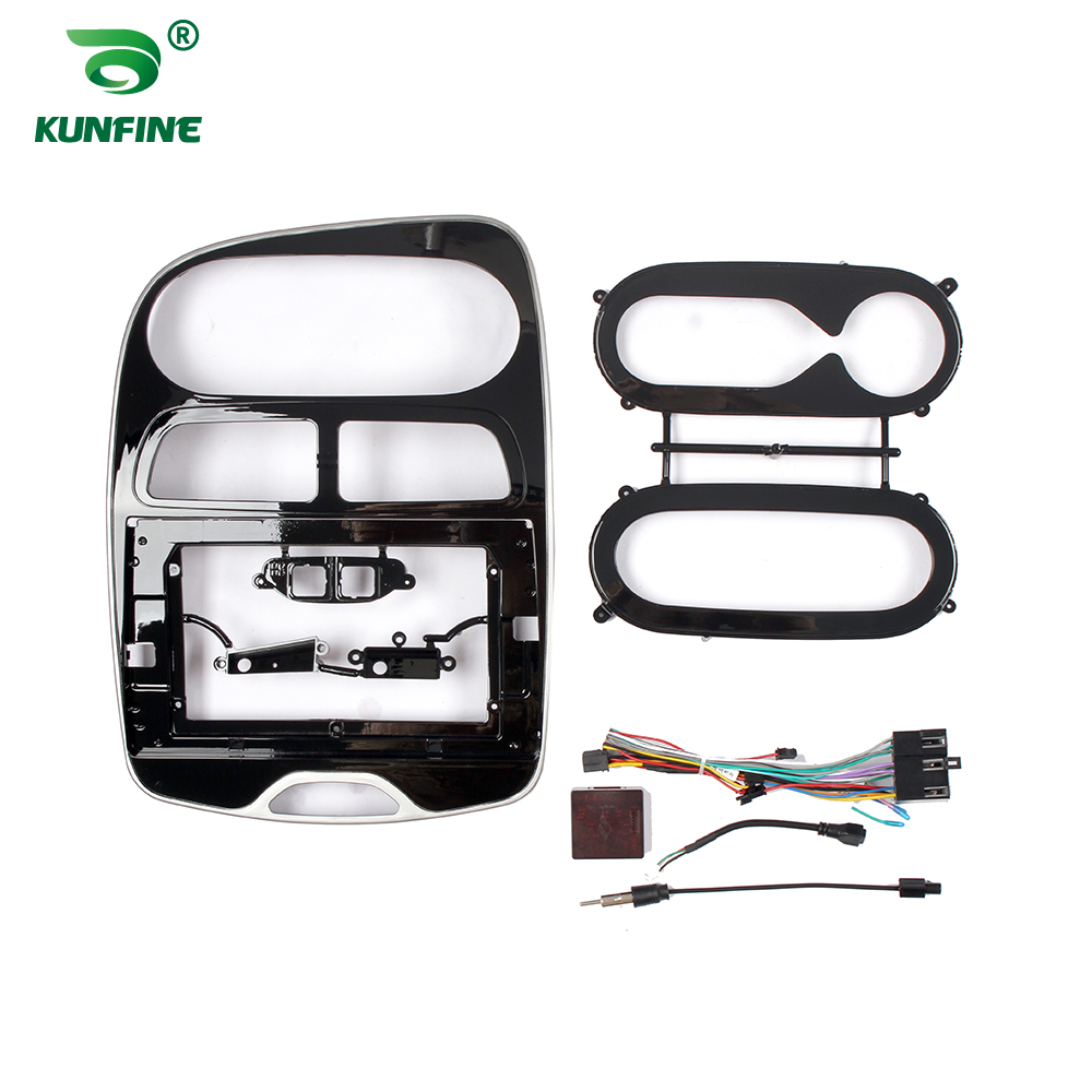 Autoradio di navigazione GPS per RENAULT CLIO 2013-2015 UV Radio fascas pannello portafoto in forma 2din 10.1 pollici nello schermo dell'unità principale del cruscotto