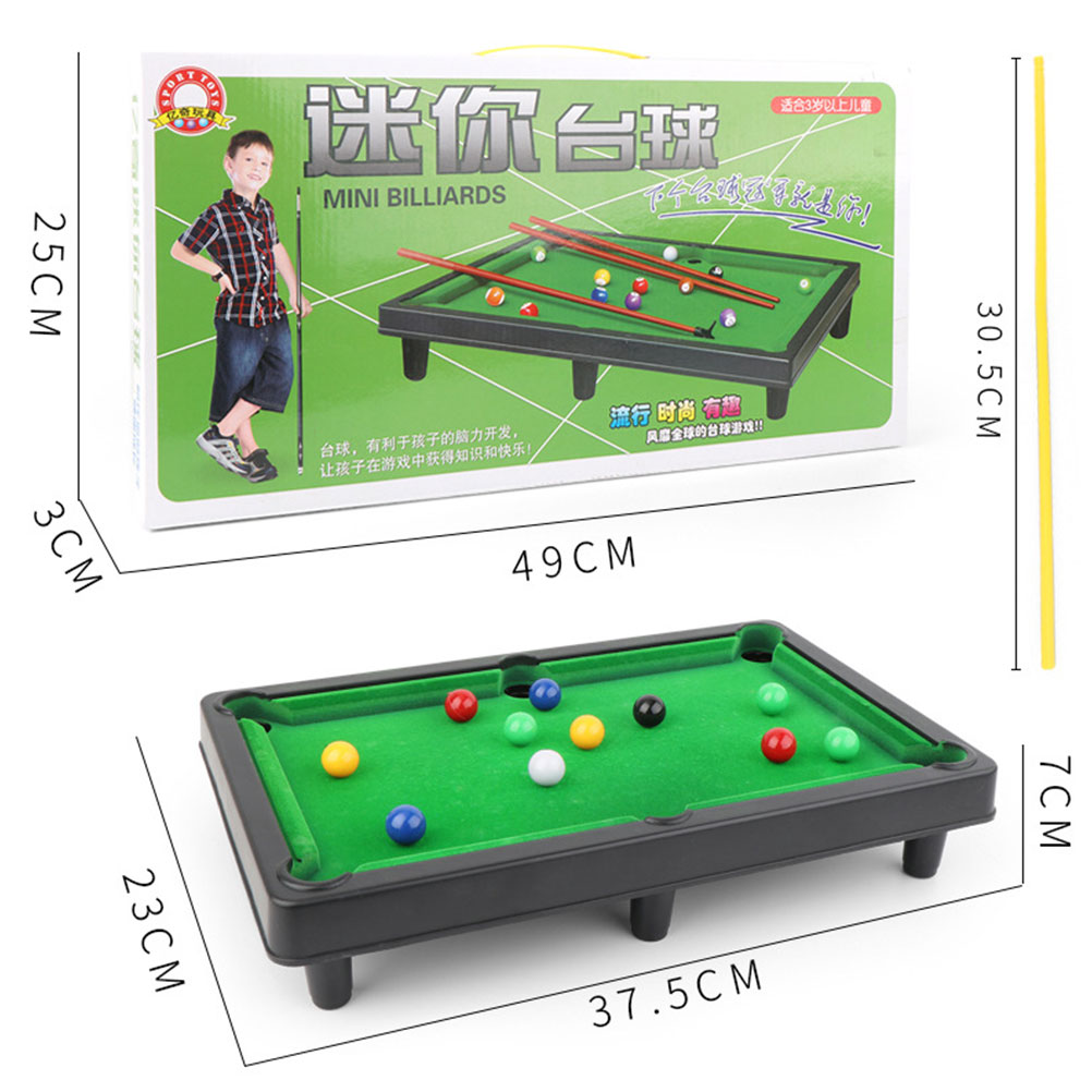 1 Set Mini Billiards Indoor Parent-Child Interactive Board Game Sports Toys Sports Educational Toys For Friends Family