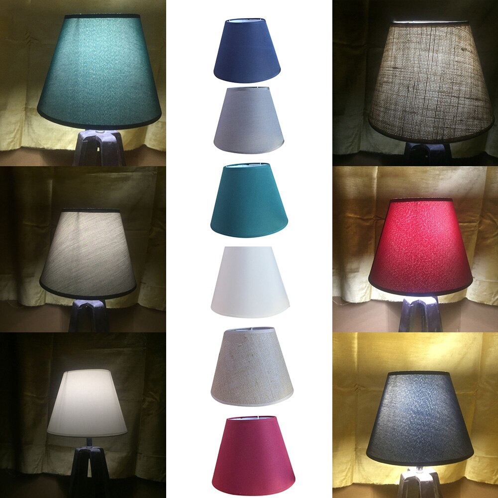 Tissu abat jour Art déco solide abat jour applique lampe de Table abat jour moderne pour la décoration de la maison