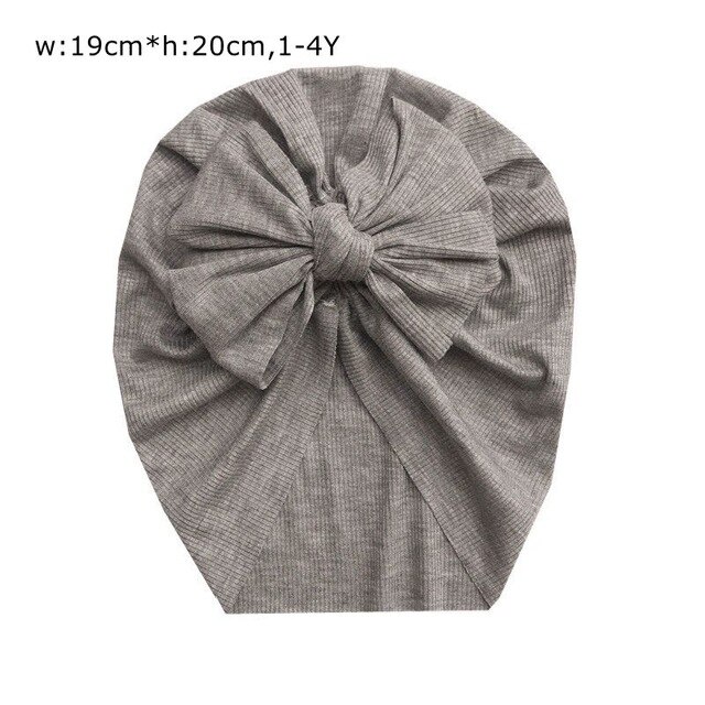 Turbante superelástico para bebé, sombrero fino para niña recién nacida, gorros con lazo de flores para niño pequeño, gorros para bebé , novedad para verano: 8