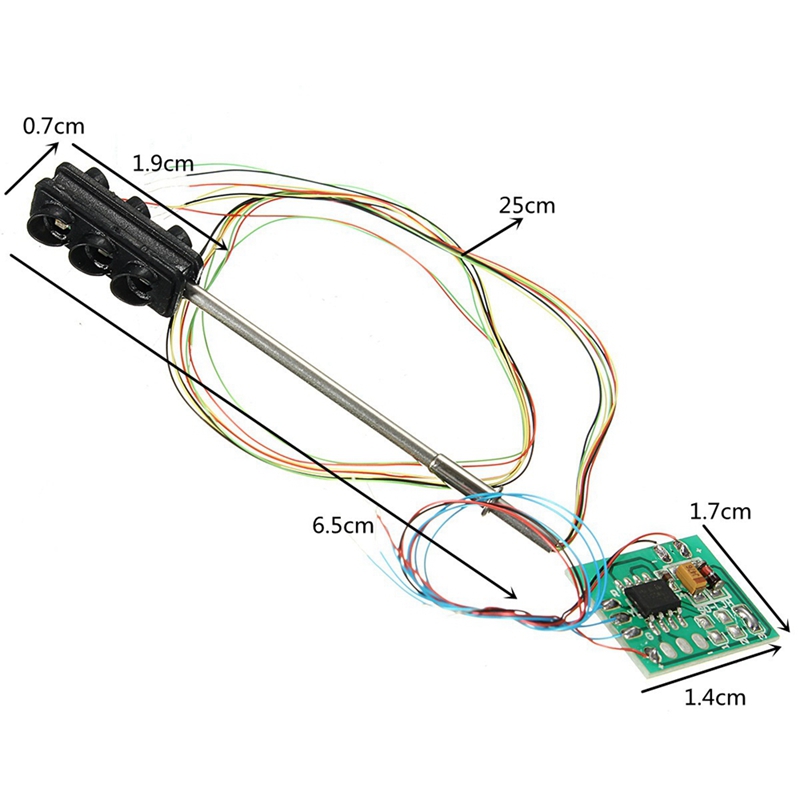 Señales de tráfico de 3 colores, modelo a escala Ho Oo, 6Led, para bricolaje, mesa de arena, cruce de calle, construcción de ferrocarril, dos lados