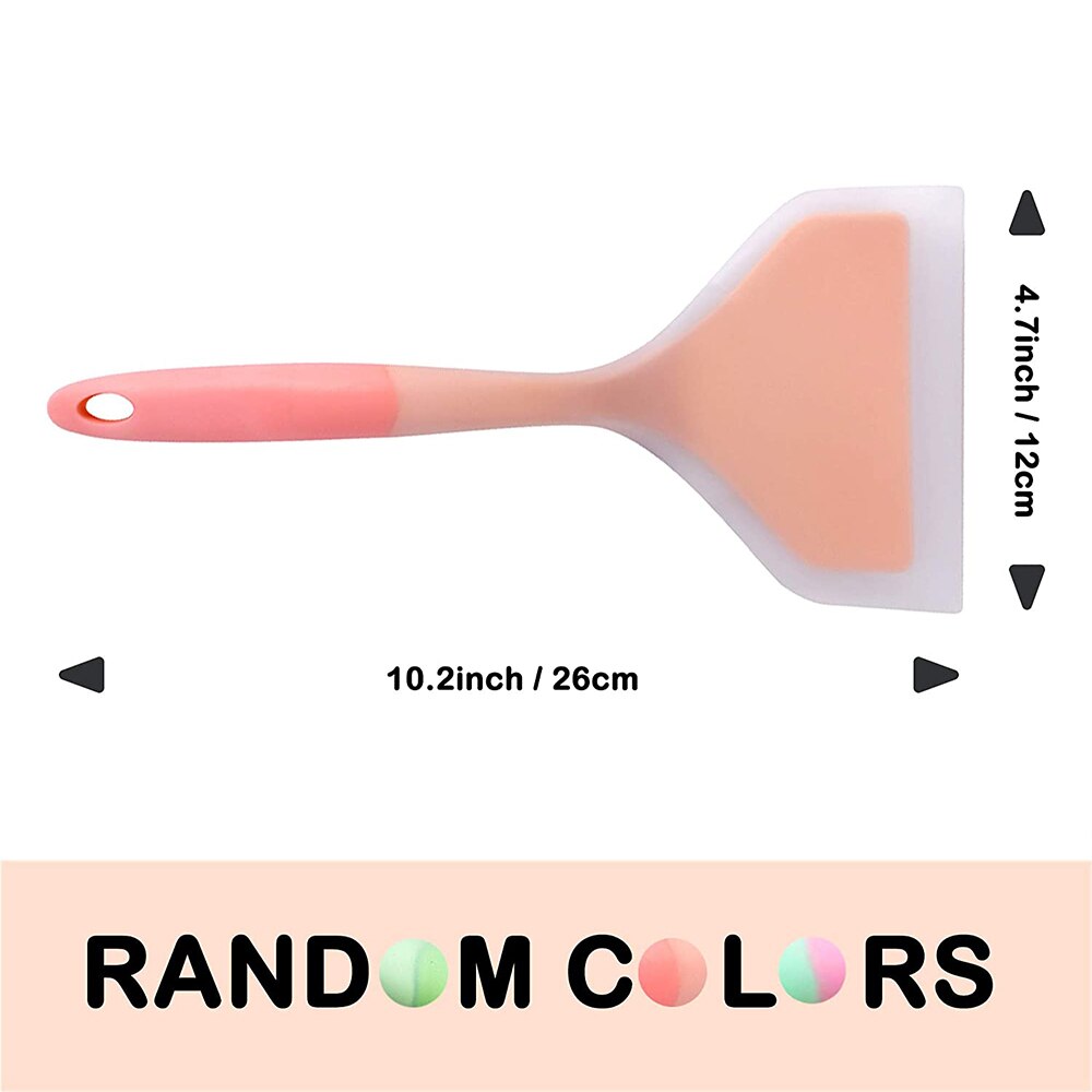Silicone Spatula Kitchen ware Cooking Utensils Spatula Beef Meat Egg Non Stick Kitchen Scraper Wide Pizza Cooking Tools Shovel
