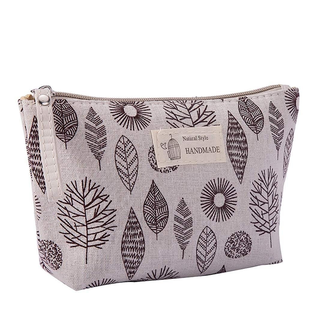 Cotton And Linen Large-capacity Cosmetic Bag Multi-function Travel Cosmetic Bag Home Supplies Makeup Pouch Organizer: G