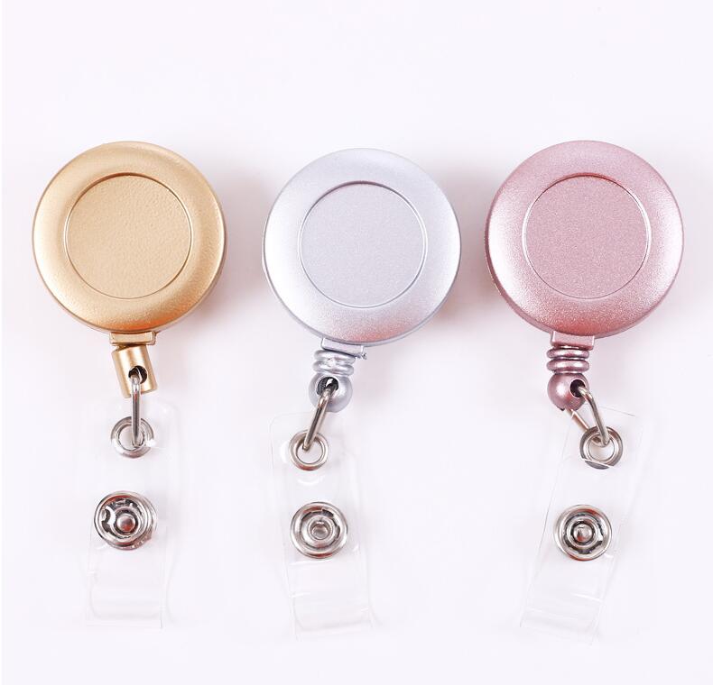 Porte-cartes de crédit en métal pour femmes, étui en métal pour carte d&#39;identité Business, portefeuille pour hommes, étudiant, bureau, Bus, Badge d&#39;identité, porte-cartes: 1pcs colour random