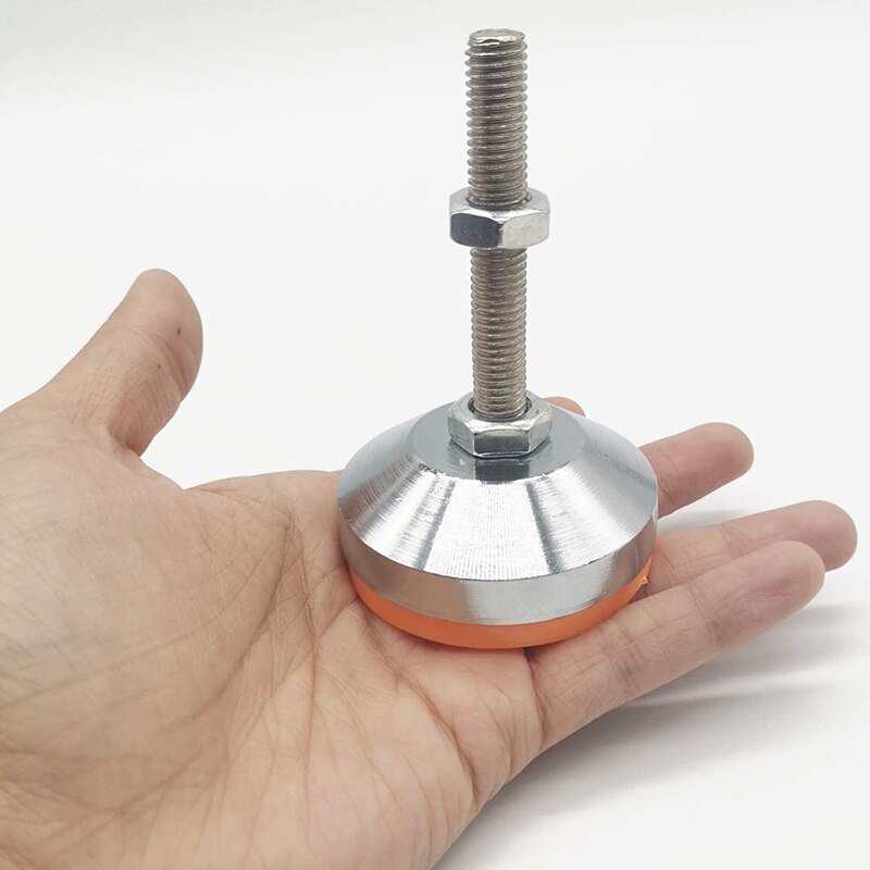 HTHL-2PCS Heavy Duty Leveling Screw Leg 4 Inch Adjustable Feet Leveler Foot for Furniture Mechanical Equipment