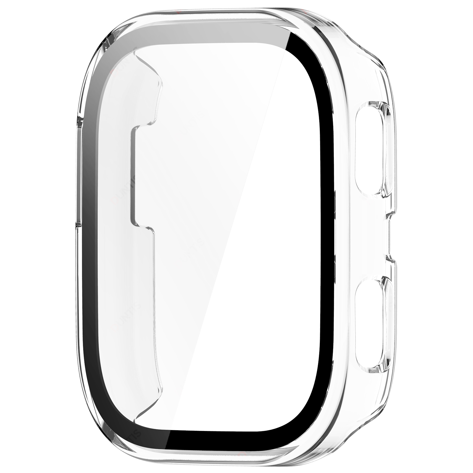 Glass+PC Case for Amazfit Bip 6 Hard Bumper Built-in Ultra-HD Tempered Glass Protector for Amazfit Bip 6 Cover Accessories: Black Yellow