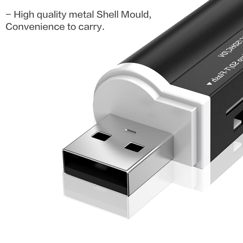 Hoge Snelheid Multi USB 2.0 Alles In Een Geheugenkaartlezer voor Micro SD T-Flash MMC SDHC MS PRO DUO TF M2 Memory Stick