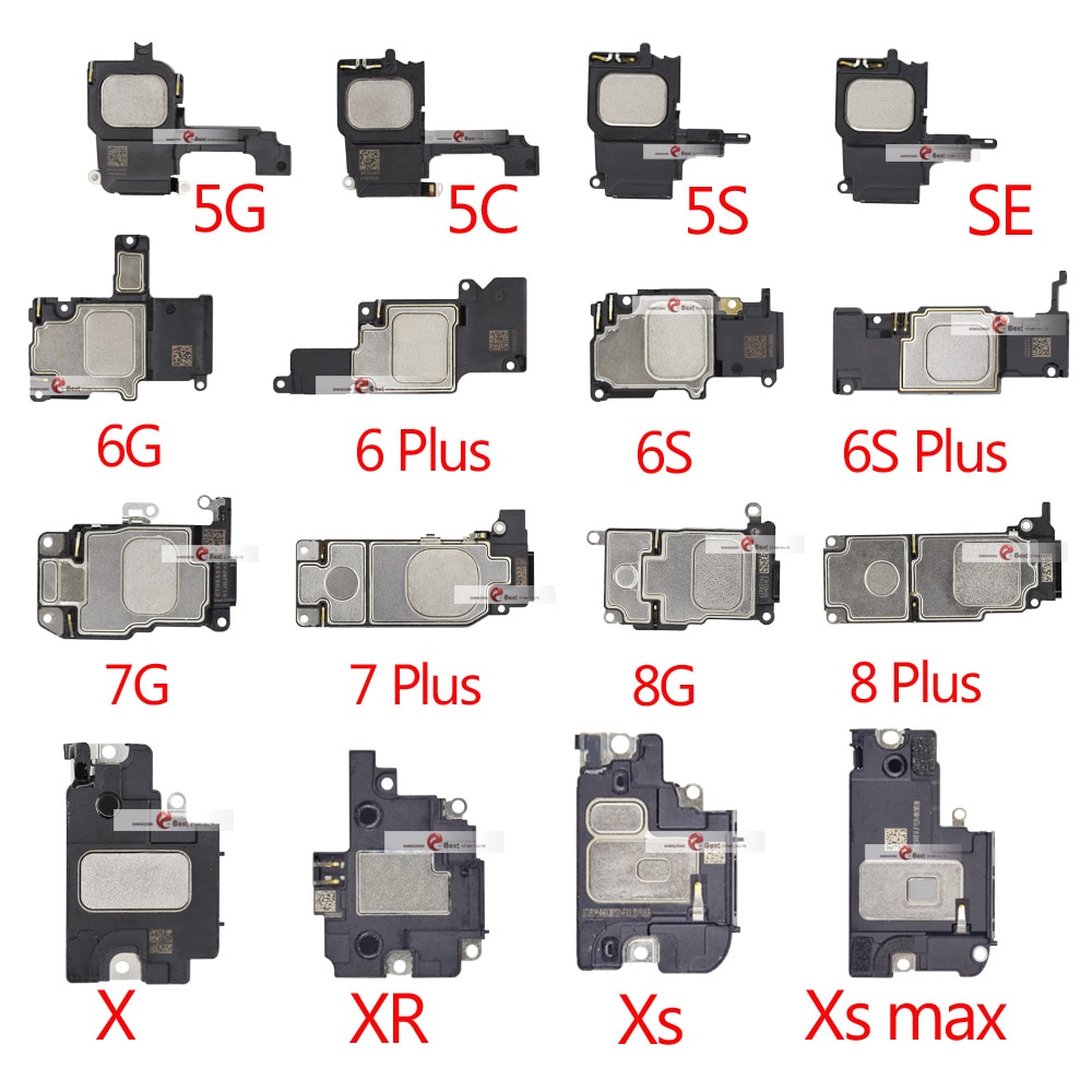 Głośnik FlexFor iPhone X XR Xs Max 6 6s 7 Plus 5S SE 5C 5 głośny dźwięk brzęczyk dzwonek głośnik Flex Cable