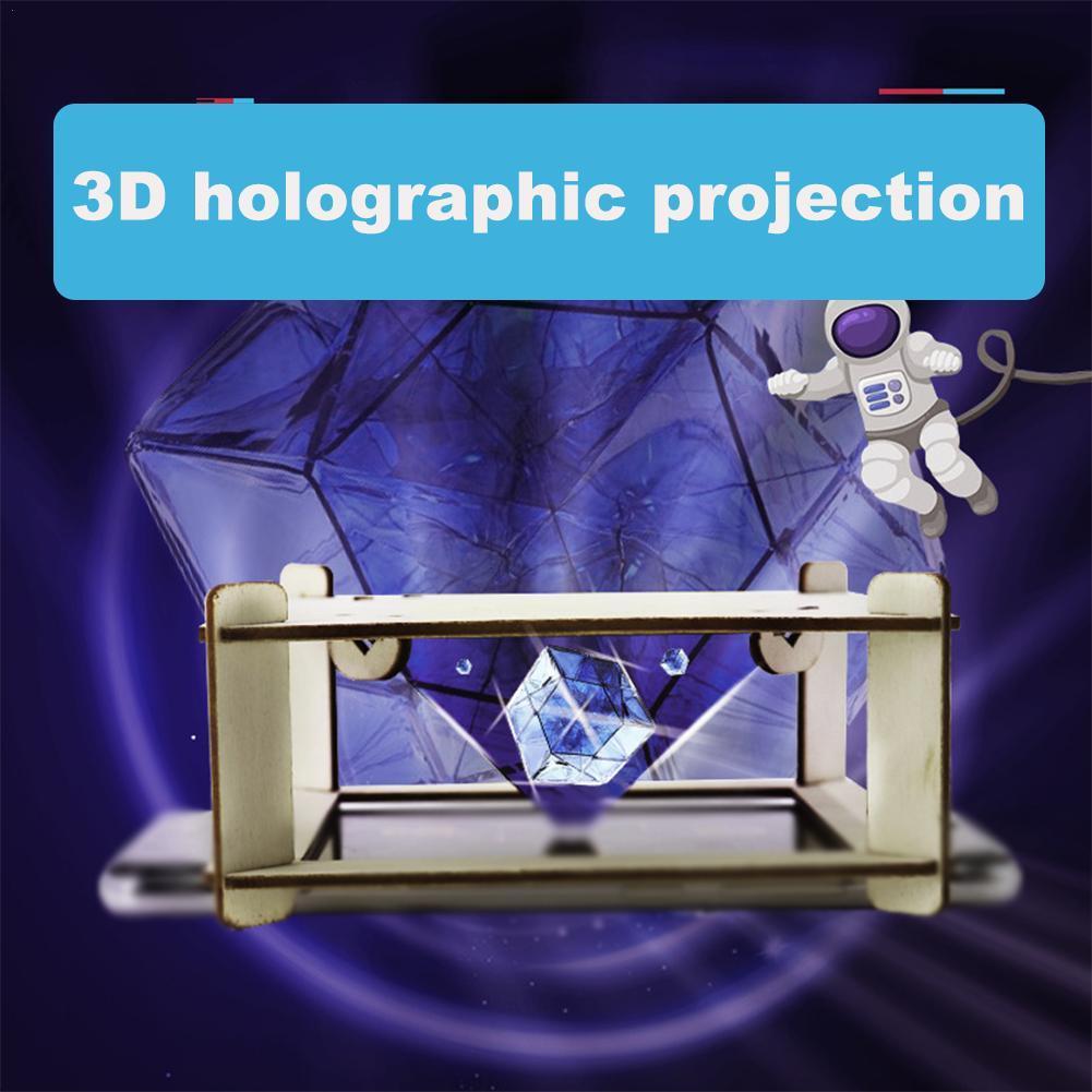 3D Holographic Projection Universal Hologram Display Stand Projector for 3.5-6" Smart Phone Portable Home Media Player