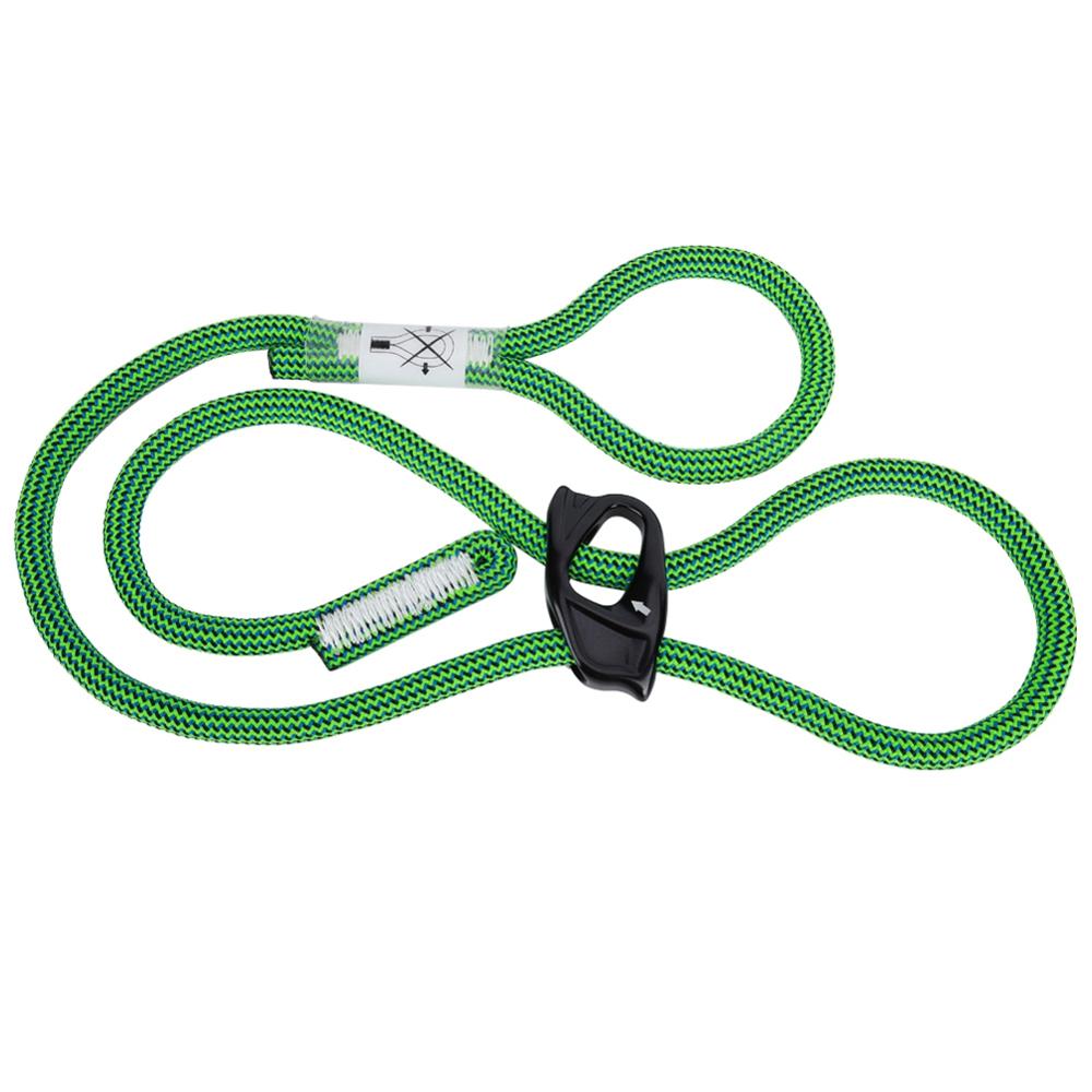 22KN Prusik Cord Loop Adjustable Climbing Single / Double End Cord Loop Tree Arborist Mountaineering Descending Equipment: Single End