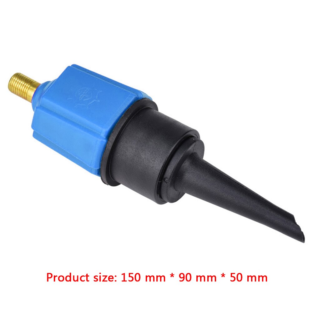 Opblaasbare Roeien Rubberboot Luchtklep Adapter Paddle Board Kano Kajak Nylon Kajak Air Valve Pomp Compressor Converter