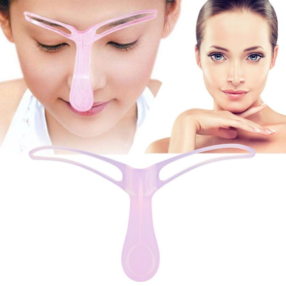 1 pièces fille femmes beauté outil maquillage toilettage dessin sourcil modèle directe façonnage Shaper bricolage