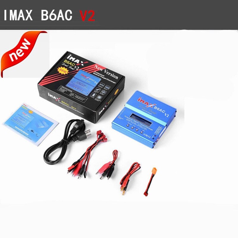IMAX B6AC LCD-Bildschirm Digital RC Lipo NiMh Balance Ladegerät Lader