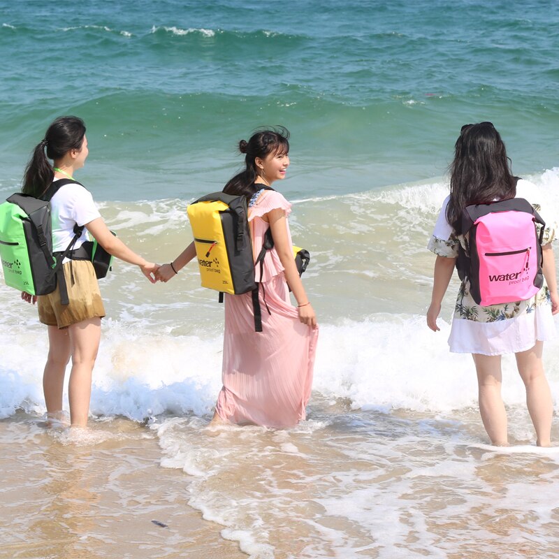 Outdoor Waterproof Swimming Backpack Watertight Roll Top Hiking Kayak Folding Camping Pool Dry Fishing Beach Sports Bags