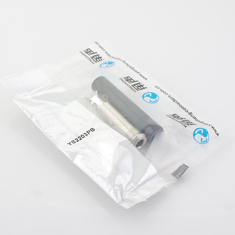 Neutrik Yongsheng delle YS2203P grande tre-nucleo femminile spina stereo da 6.35/6.5mmTRS oro-placcato guscio in metallo