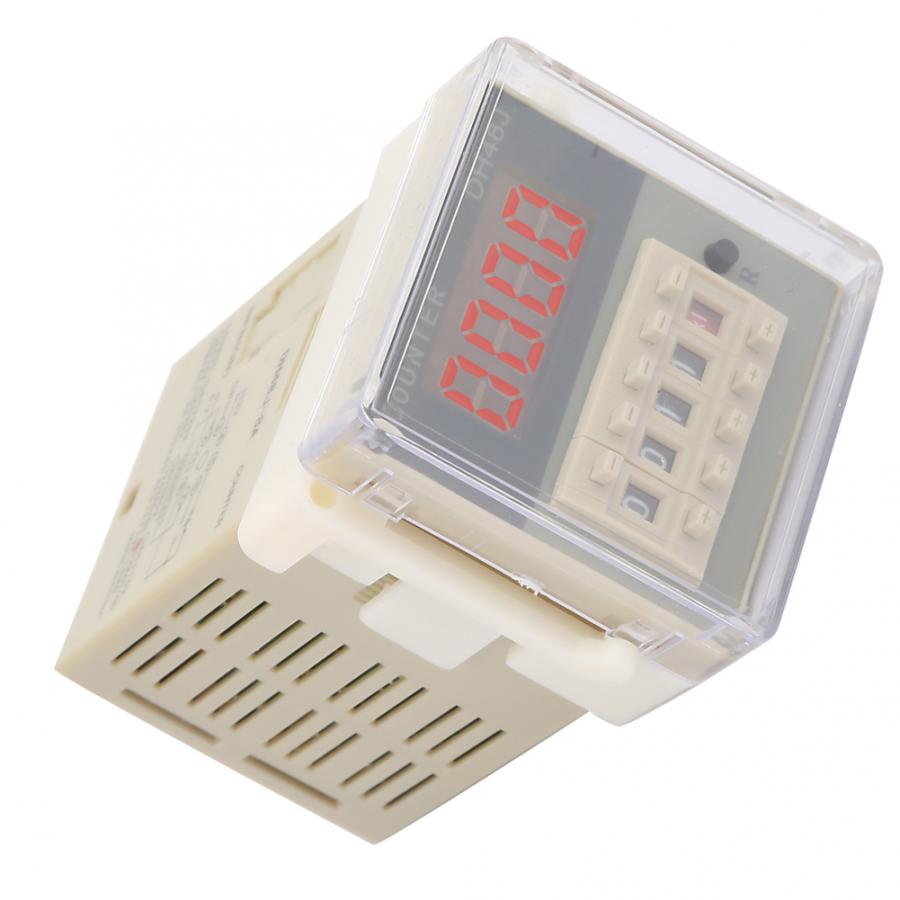 Digital Counter O111ROM DH48J-8A LCD Digital Electronic 8 Pins Counter Delay Time Relay 0-999900