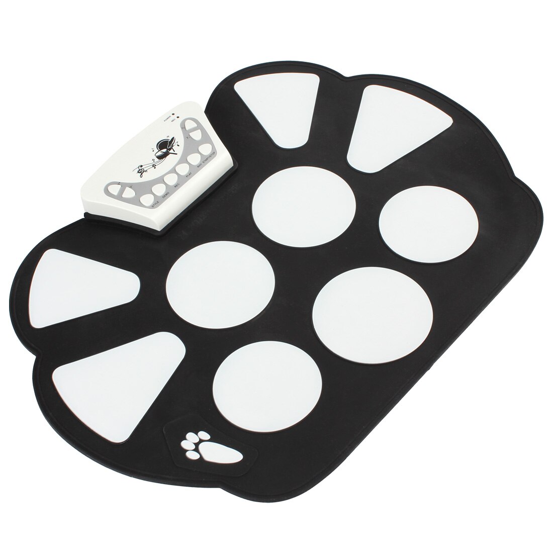 KONIX W758 Digital Portable 9 Pad Musical Instrument Electronic Roll-up Drum Kit