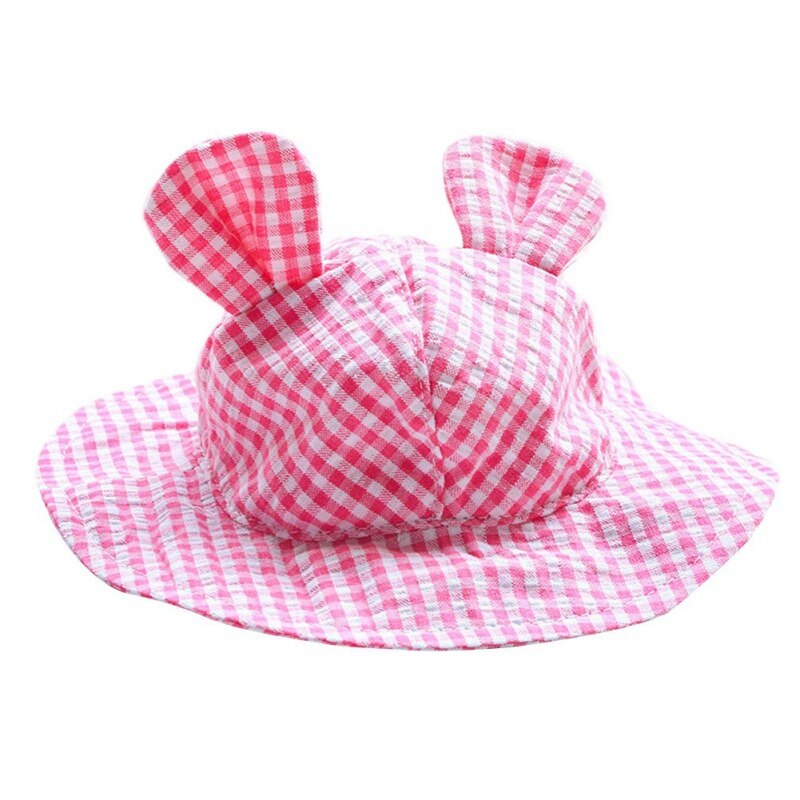 Sommer Haustier Hund Plaid sonnenschirm Hütte Welpen Katze Hawaii Stil Kätzchen niedlich Ohr Hüte Sonne Kappe Haustier draussen Zubehör: Rosa