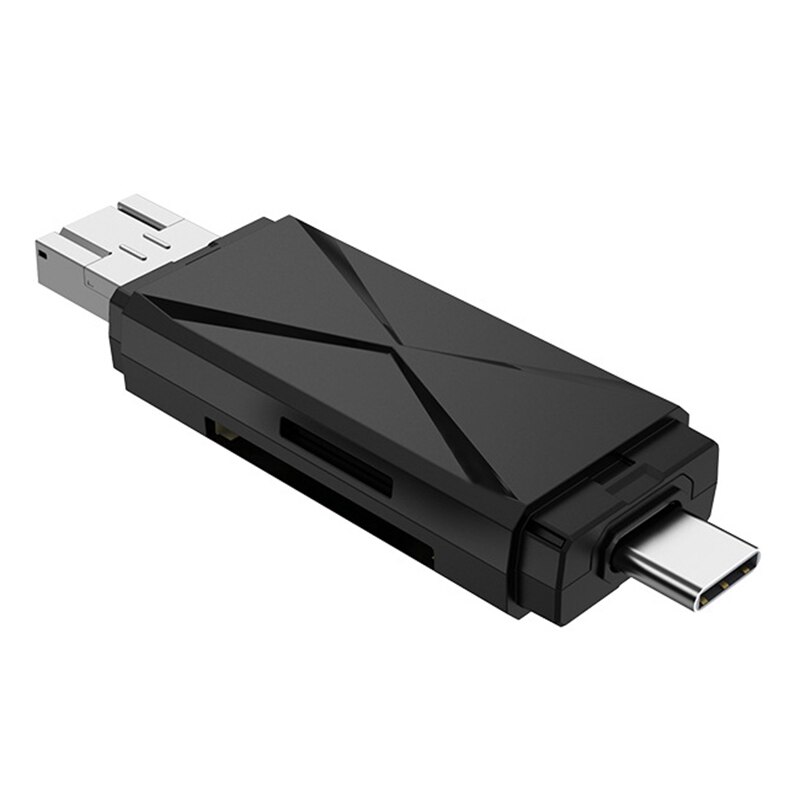 USB2.0 Multi-Kaartlezer Voor Sdxc, Sdhc, Tf, Sd, Mmc, RS-MMC, mini Sdxc, Mini Sd, Mini Sdhc-kaart En UHS-I Kaarten Plug N Play
