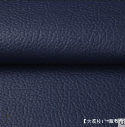 135X50Cm Pu Lederen Zelfklevende Fix Subsidies Simulatie Skin Back Sinds De Kleverige Rubber Patch Lederen Sofa stoffen: navy
