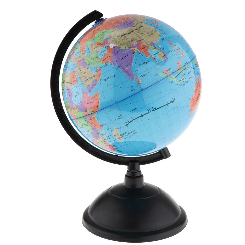Arabic Language Rotary World Globe Model Globe Of World Shool Teaching Kit