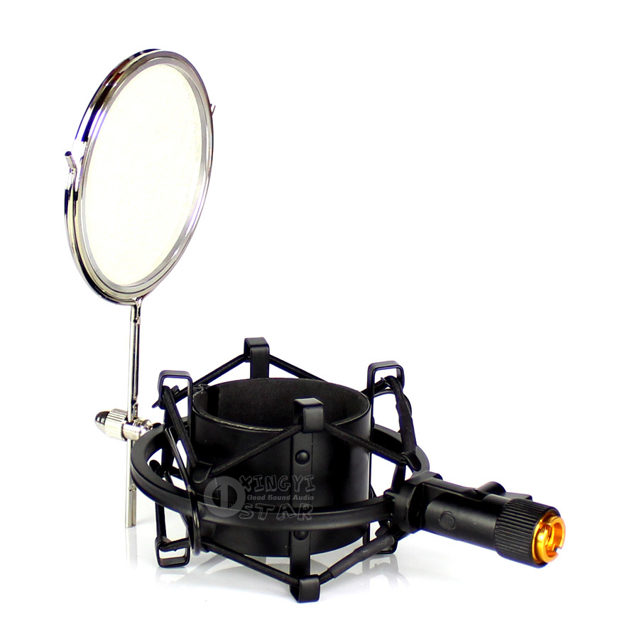 Metalen Shcok Mount Stand Studio Microfoon Spider Shcokmount Mic Isolatie Shield Voor SAMSON C01u pro CL8 VR88 MTR 231 101 201