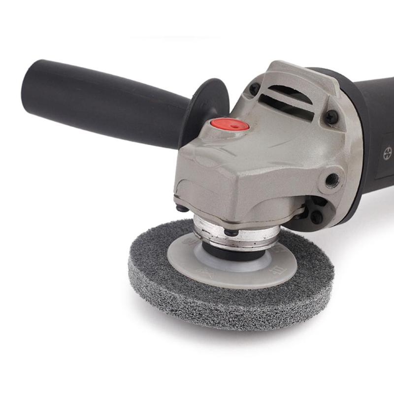 Feutre de laine/tampon de polissage de roue en Nylon outils abrasifs de disque de meuleuse de roue de polissage de 10mm/16mm pour la Surface de verre polie