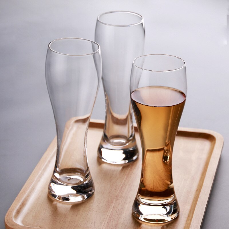 Classic style Clear glass beer mug Red Wine cup Heat resistant Glass Beer Cup Whiskey Cups Glassware Travel Bottle Bar Kitchen