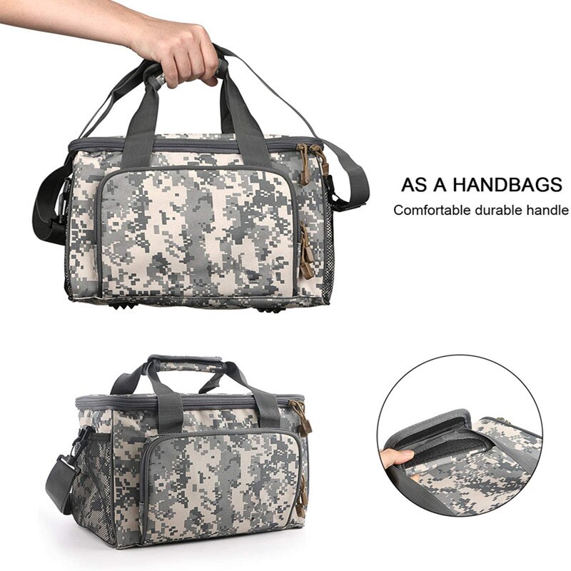 Large Waterproof Fishing Tackle Bag Pesca Case Bait Box Shoulder Strap Pocket Fishing Gear Canvas Bag three color optional