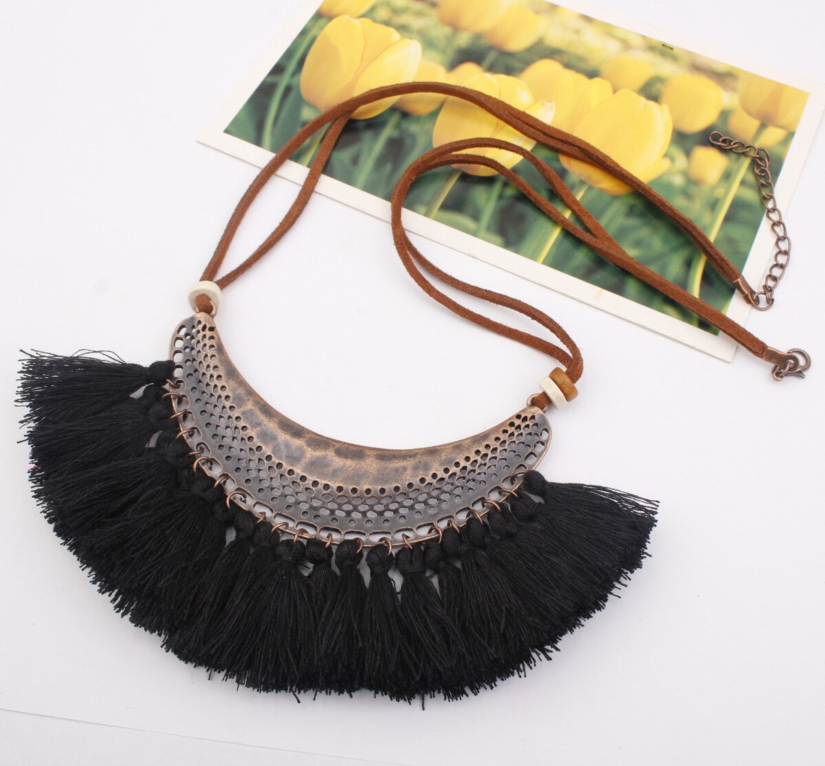 Tassels Ornaments Will Crescent Moon Accessories Posimi Second Tassels Accessories Christmas Party: black