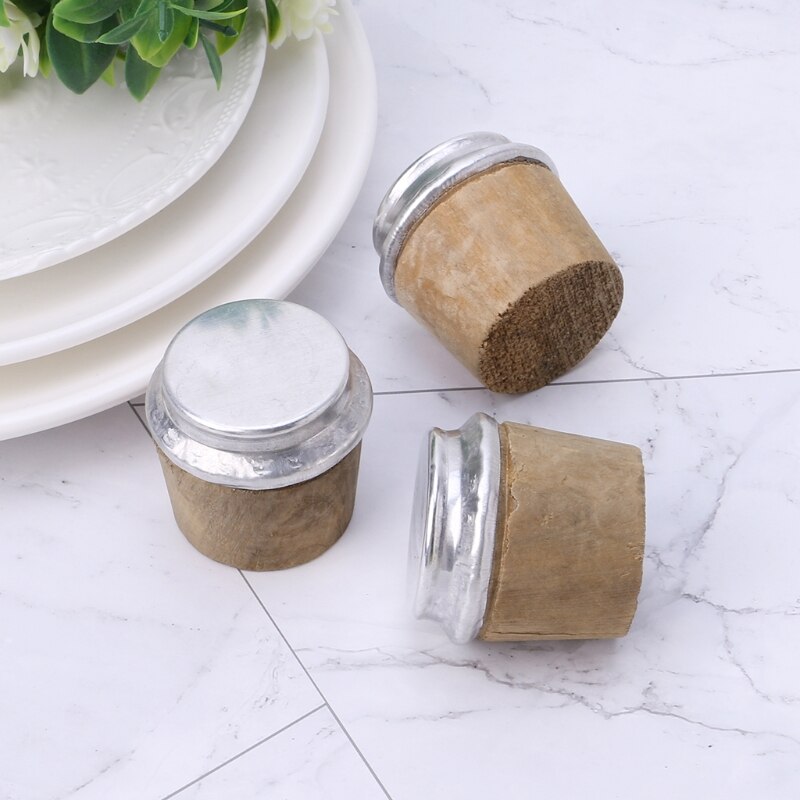 40mm Bottom Diameter Wood Thermos Bottle Cork Plug Lid Cap Stopper Kettle Parts