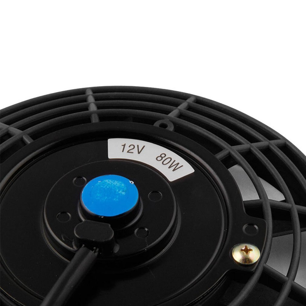 Til 7- tommer 12v ultra-tynd radiator køling termoelektrisk ventilator og monteringssæt bil vandtank ventilator bil køleventilator