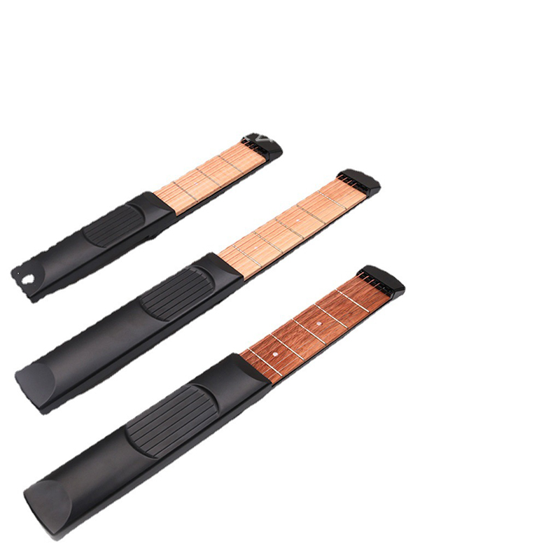 Guitarra de bolsillo de 4 cuerdas, entrenador de dedos de 4 trastes, accesorios de guitarra eléctrica, herramienta de práctica de guitarra, entrenador de acordes, Gadget