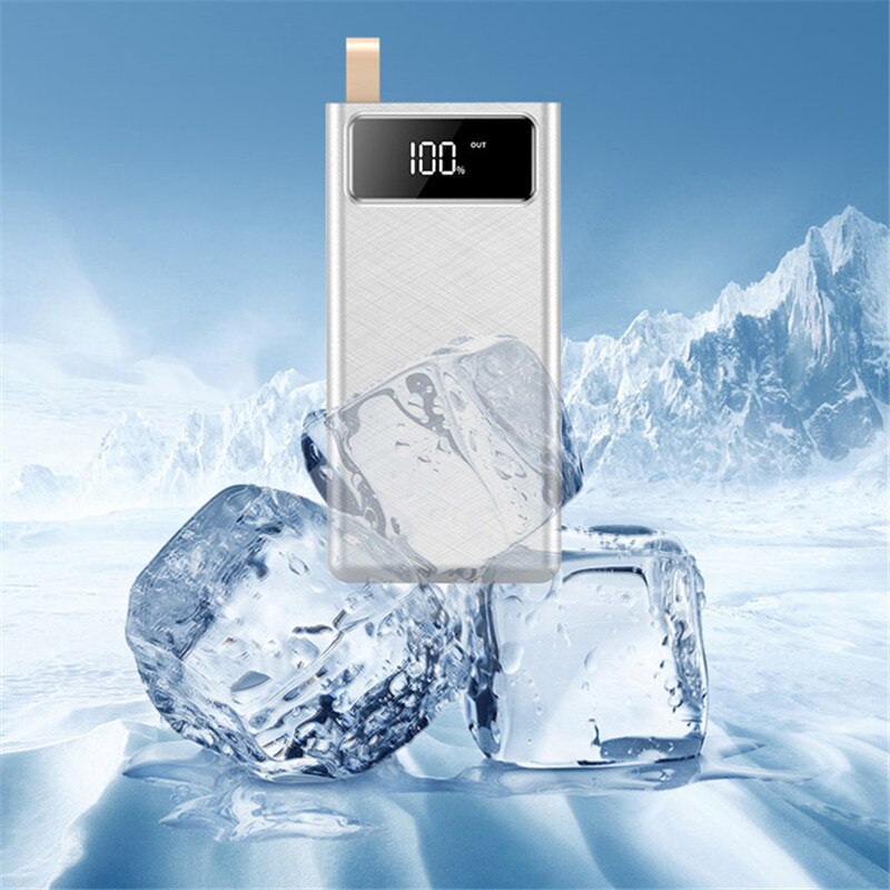 Power Bank 50000 mAh Portable Phone Charger LED Lighting Outdoor Travel Powerbank LCD Digital Display for Samsung Xiaomi IPhone