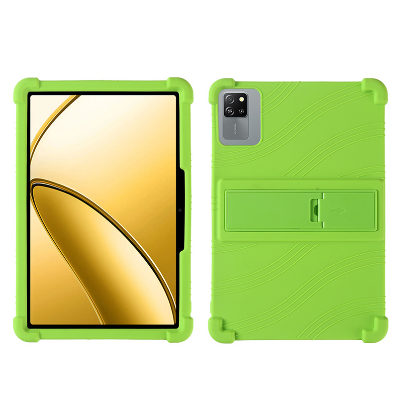 Case for Blackview Tab 60 WiFi Tablet, Kids Friendly Soft Silicone Adjustable Stand Cover for Blackview Tab60 Pro Kids 10.1inch: green