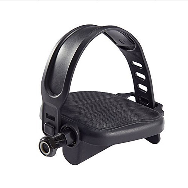 Pédale de vélo large avec sangles, 1 paire, pour exercice, papeterie, à domicile